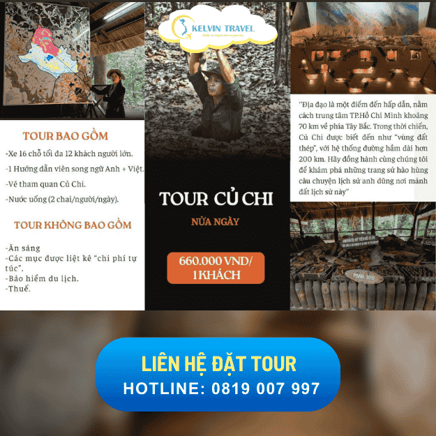 Giá Tour Khám Phá Địa Đạo Củ Chi