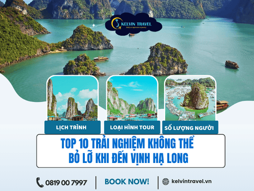 Top 10 Trải Nghiệm Không Thể Bỏ Lỡ Khi Đến Vịnh Hạ Long