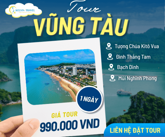 990K/Khách – Tour Vũng Tàu 1 Ngày Trọn Gói Từ TP.HCM